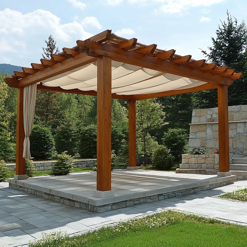 pergola bois